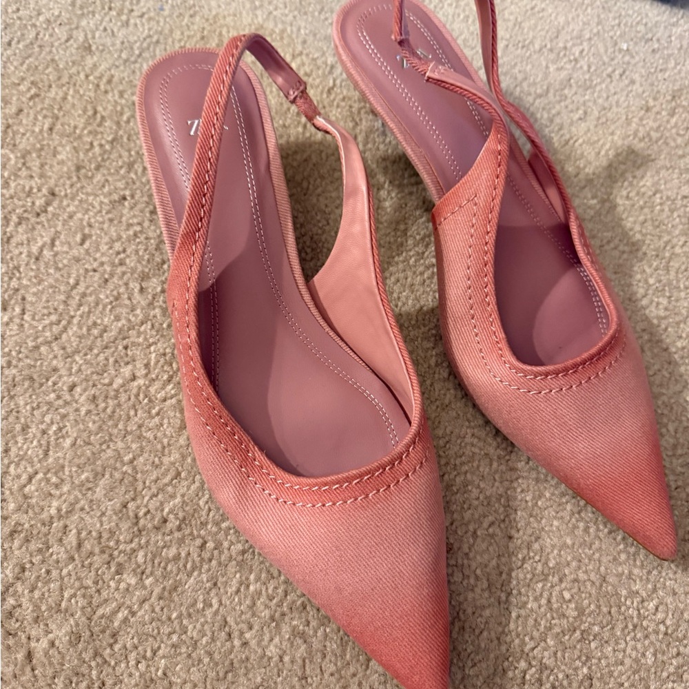 Zara Slingback Heels